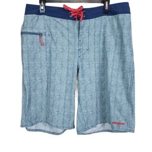 Patagonia Blue Side Zip Pocket Swim/Board Shorts